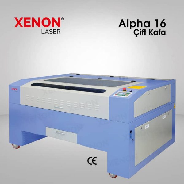 Çift Kafa Lazer Kesim Makinası XENON Alpha 160x100 cm - Görsel 3