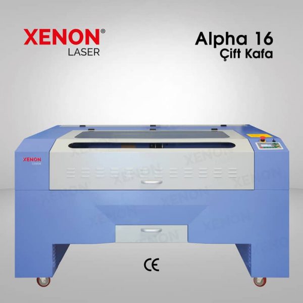 Çift Kafa Lazer Kesim Makinası XENON Alpha 160x100 cm