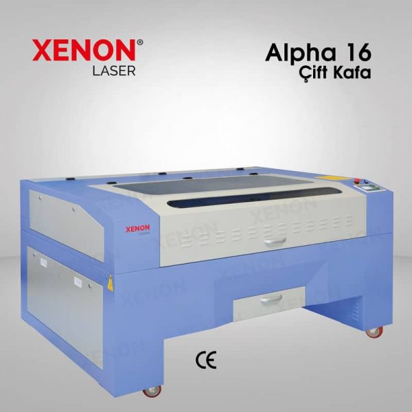 Çift Kafa Lazer Kesim Makinası XENON Alpha 160x100 cm - Görsel 2