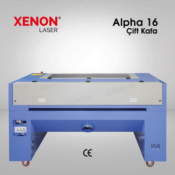 Çift Kafa Lazer Kesim Makinası XENON Alpha 160x100 cm - Görsel 4